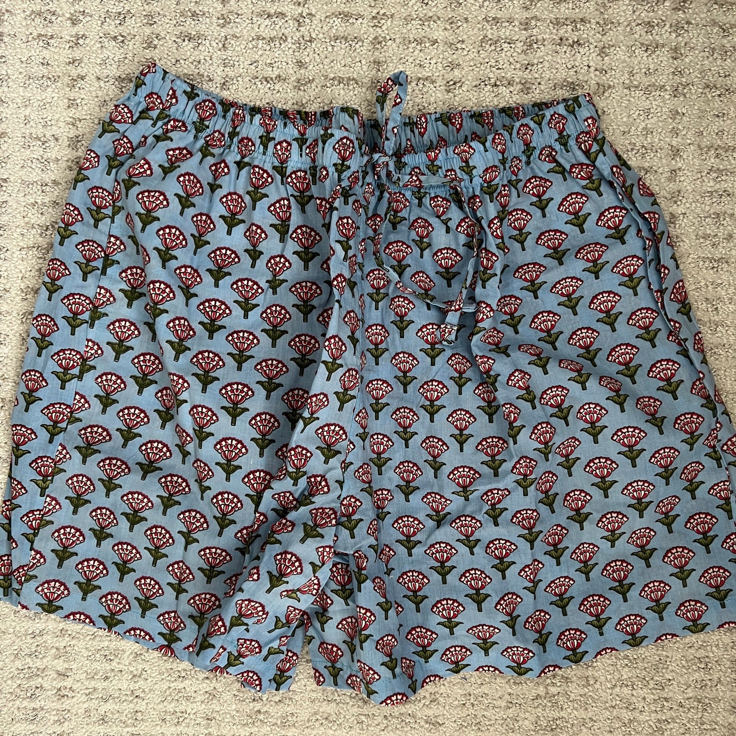 Lounge/Pajama Shorts - Monsoon Rose