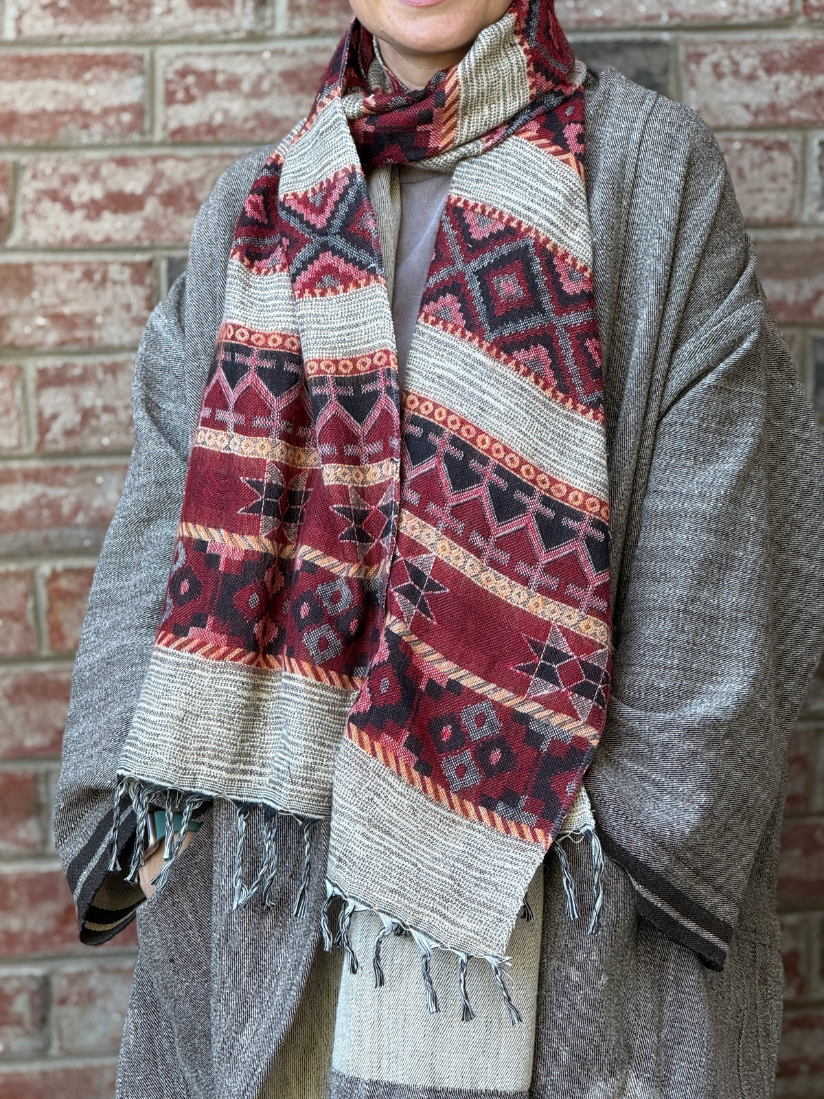 Handwoven Himalayan Wool Scarf - Shimla