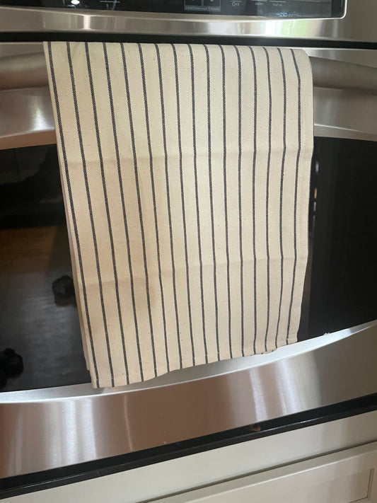 Tea Towel - Cosmopolitan Stripe - Irish Cream