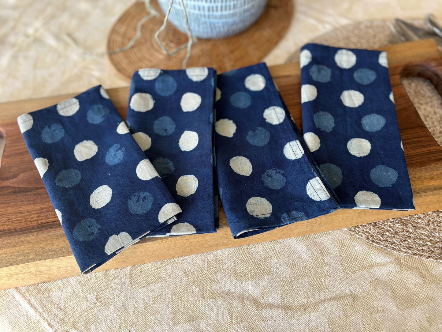 Cotton Table Napkins - Luna