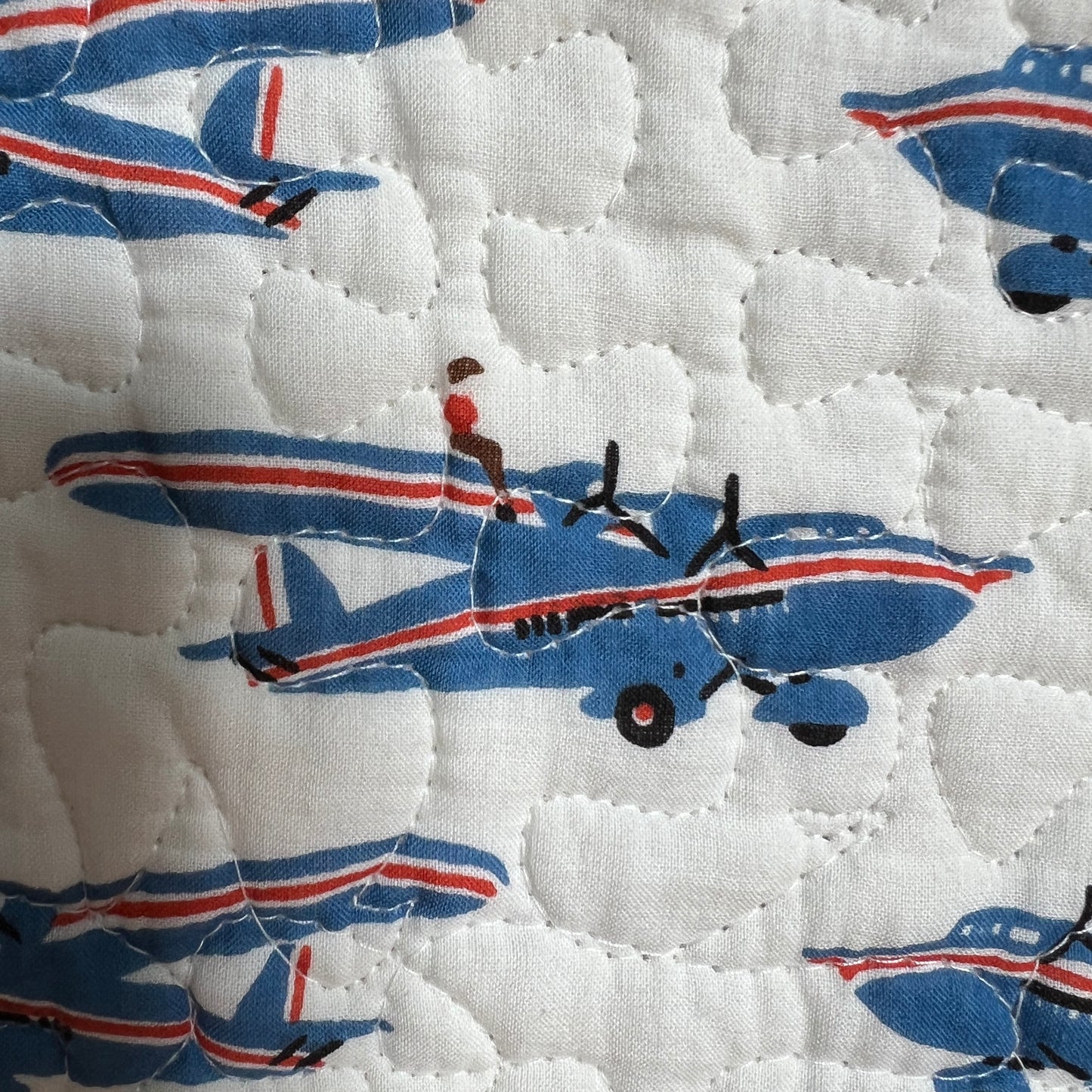 Crib Quilt - Up, Up and Away