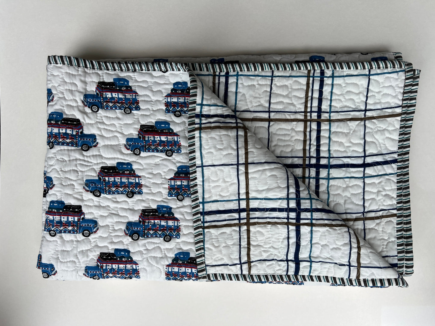 Crib Quilt - Expedition Bus