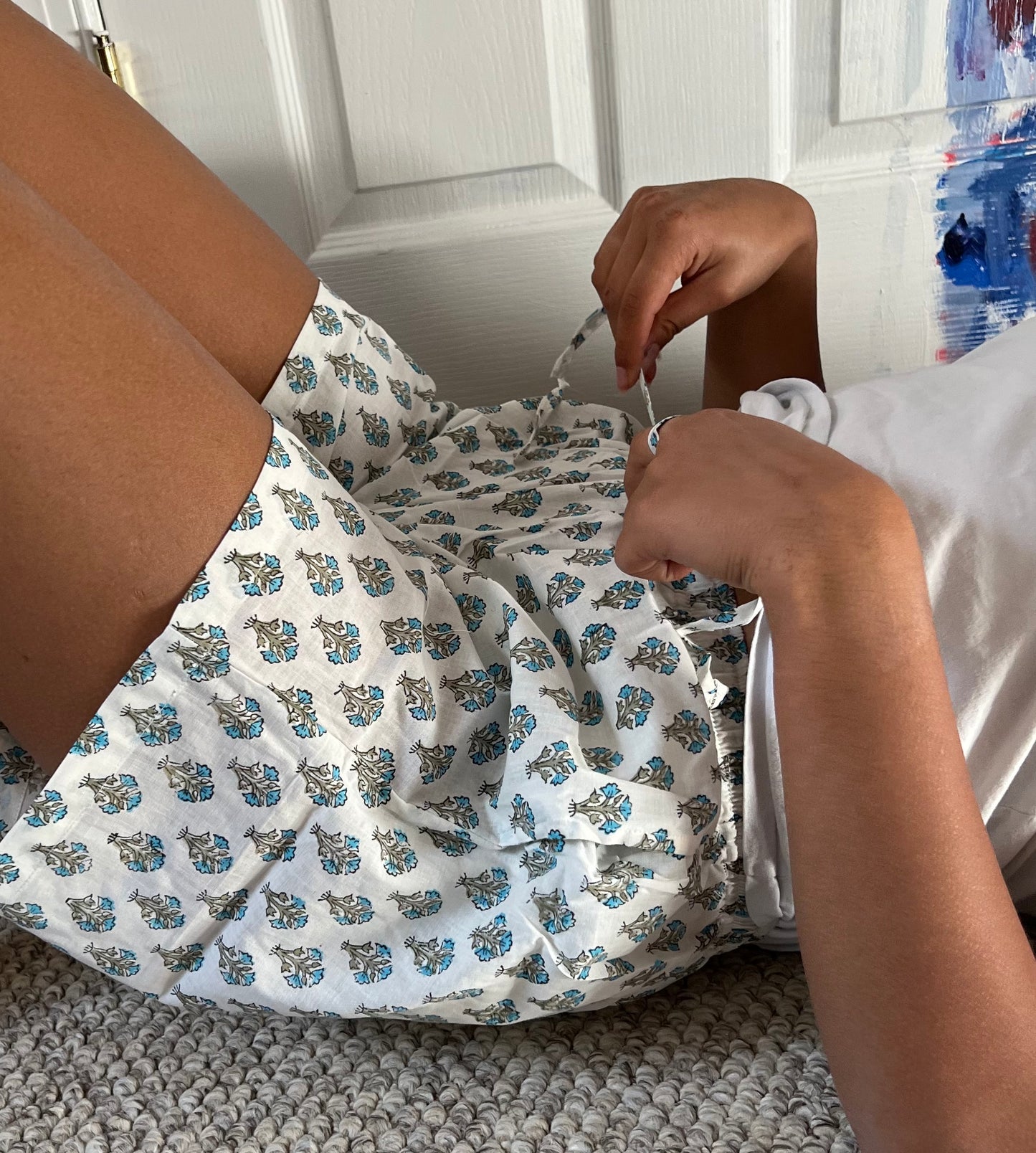 Lounge/Pajama Shorts - Blue Iris