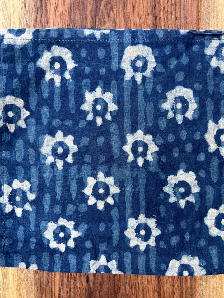 Cotton Table Napkins - Assorted Indigo -Aria (Set of 4)