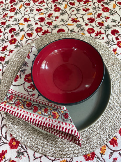 Table Cloth - Block Print - Feast