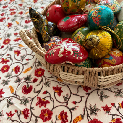 Table Cloth - Block Print - Feast