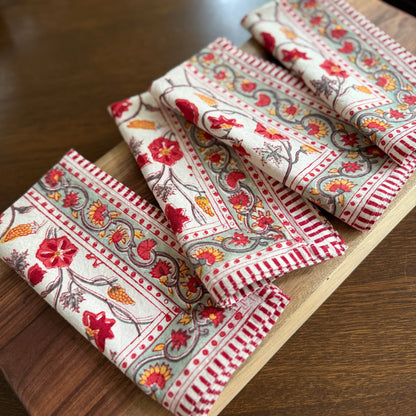 Table Cloth - Block Print - Feast
