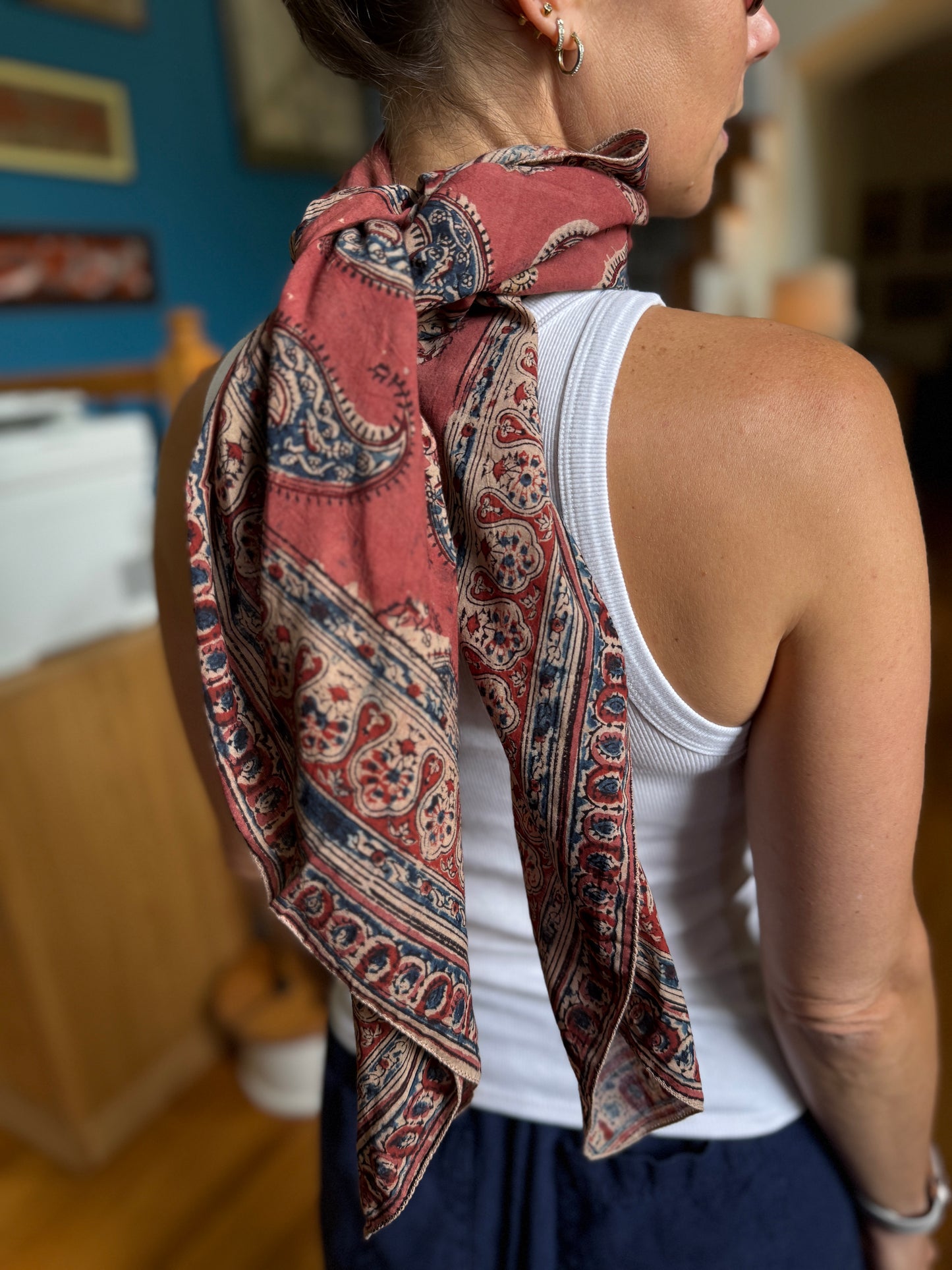 Large Square Scarf - Cha Cha Cha