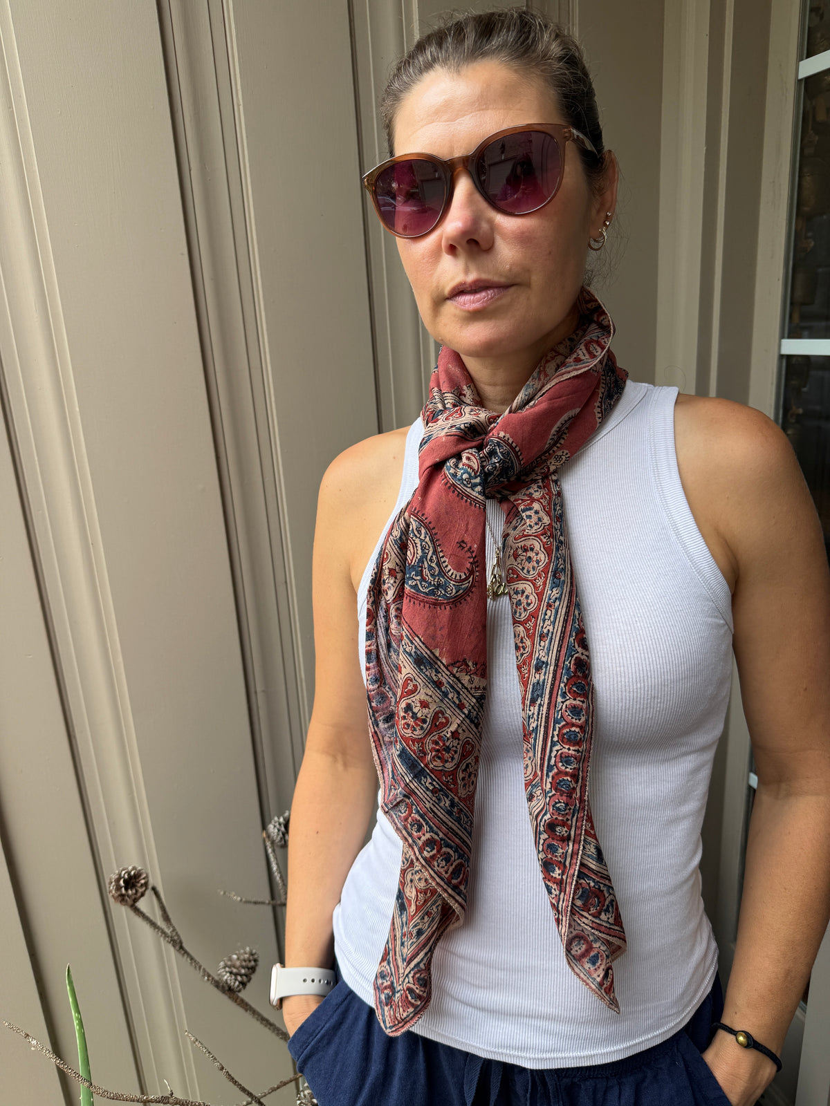 Large Square Scarf - Cha Cha Cha