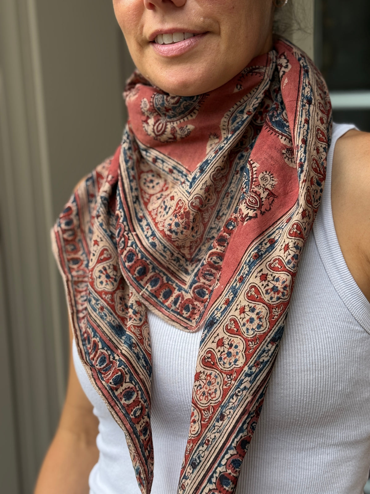 Large Square Scarf - Cha Cha Cha