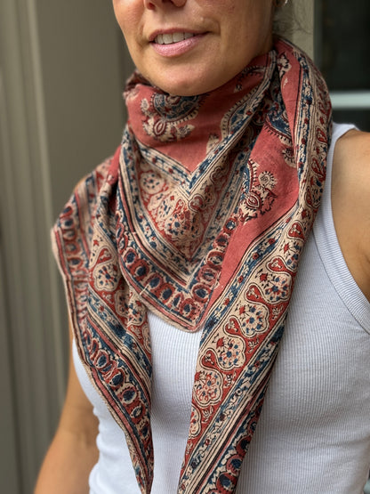 Large Square Scarf - Cha Cha Cha