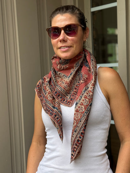 Large Square Scarf - Cha Cha Cha