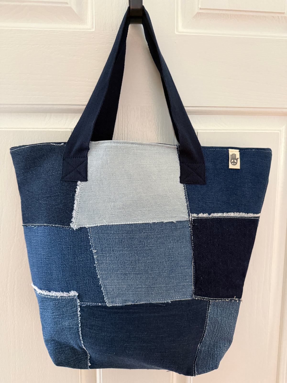 Upcycled Denim Tote Bag