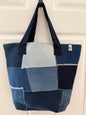 Upcycled Denim Tote Bag