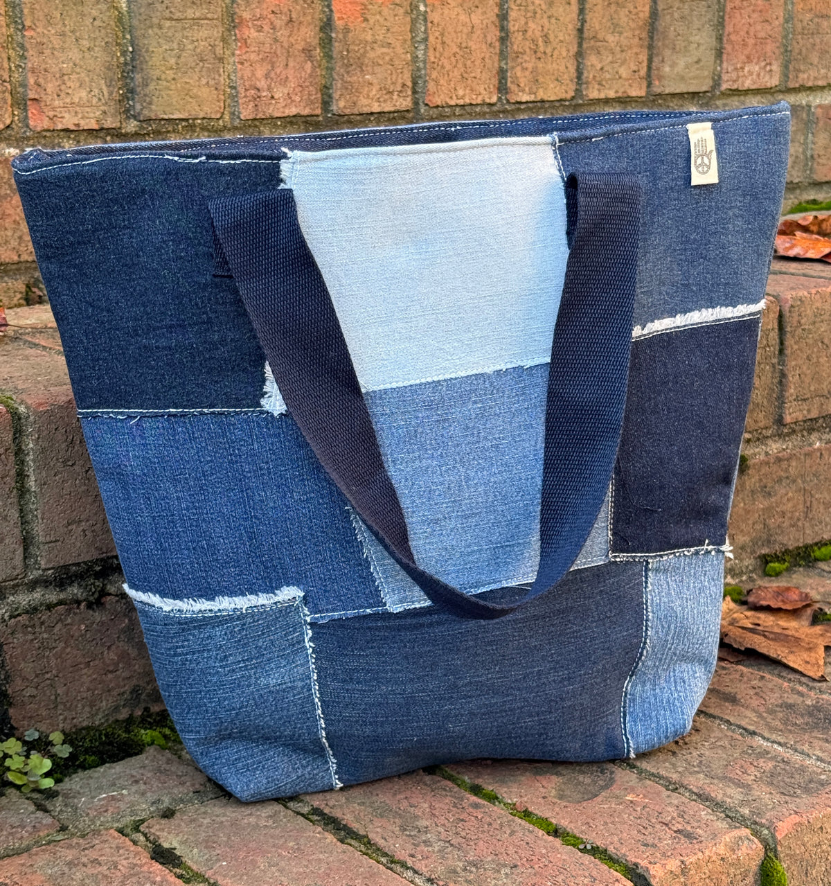 Upcycled Denim Tote Bag