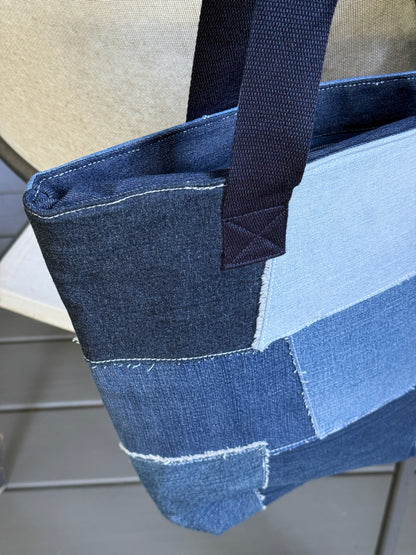 Upcycled Denim Tote Bag