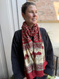 Block Print Rectangular Kutch Scarf - Aspen