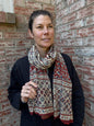 Block Print Rectangular Kutch Scarf - Santa Fe