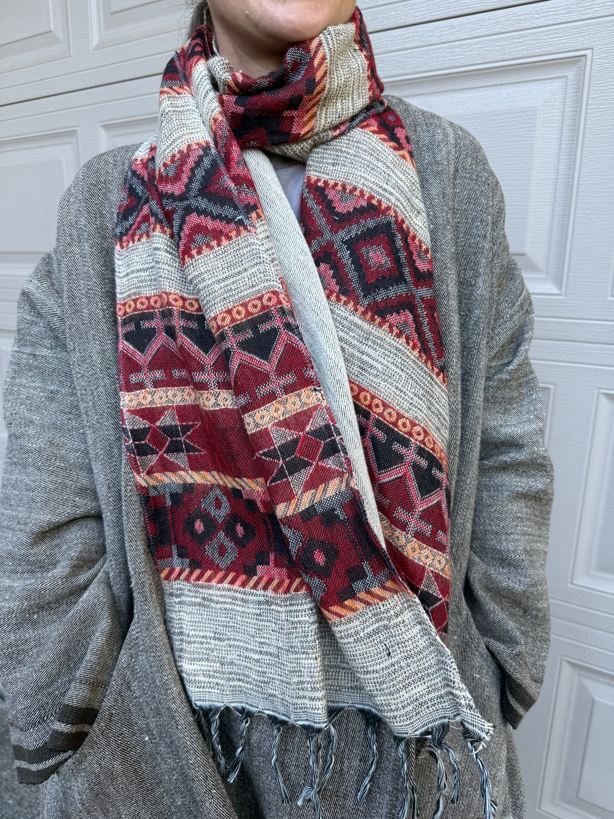 Handwoven Himalayan Wool Scarf - Shimla