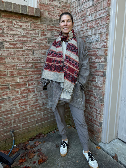 Handwoven Himalayan Wool Scarf - Shimla