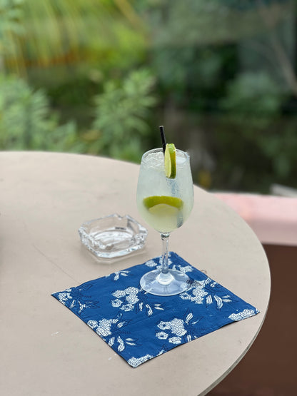 Cocktail Napkins - Midnight Bloom (Set of 4)