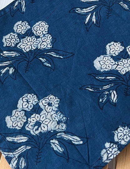 Cotton Cocktail Napkins - Midnight Bloom (Set of 6)