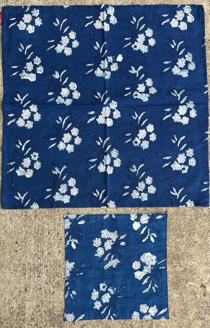 Cotton Cocktail Napkins - Midnight Bloom (Set of 6)