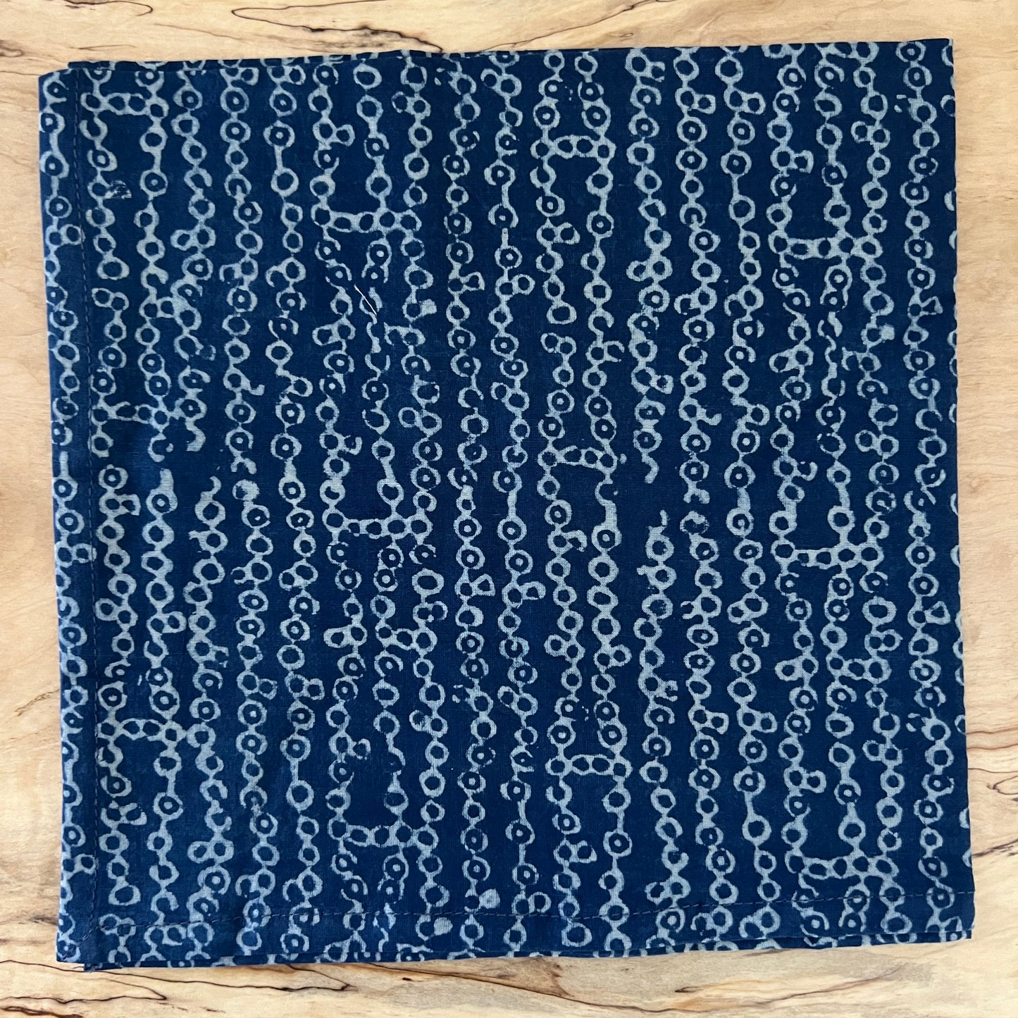 Cotton Table Napkins - Assorted Indigo - Quartet (Set of 4)