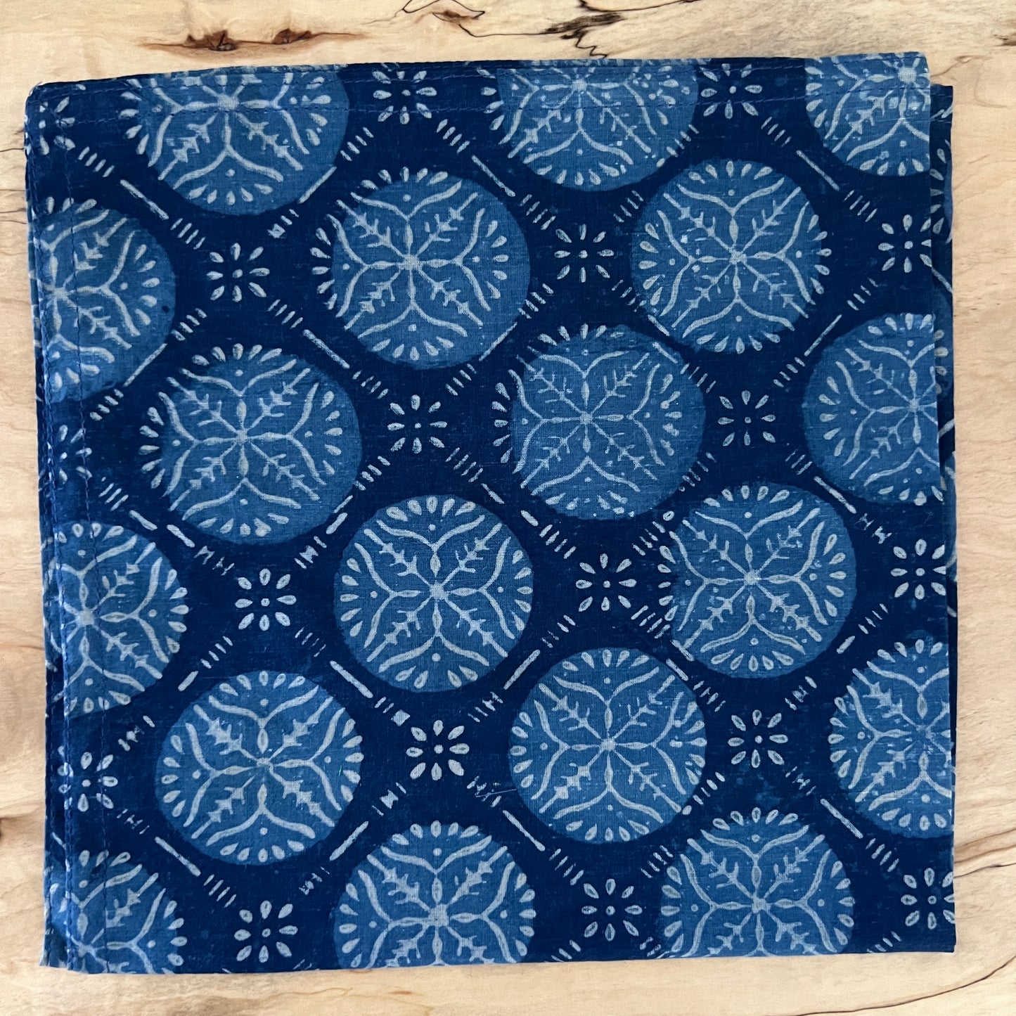 Cotton Table Napkins - Assorted Indigo - Quartet (Set of 4)