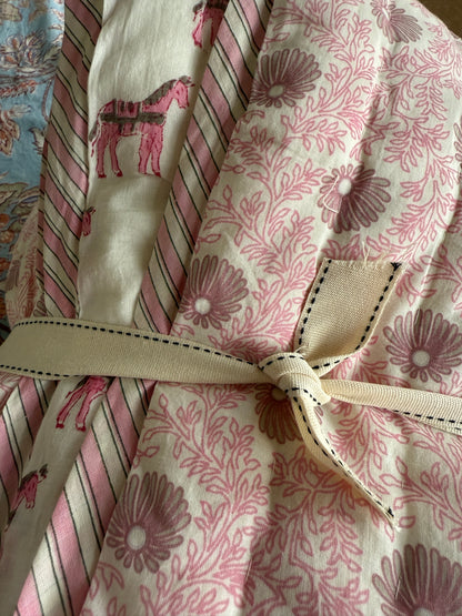 Razai Quilt - Pink Pony