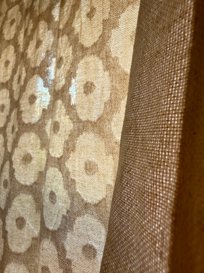 Cotton Table Cloth - Brocade Ogee