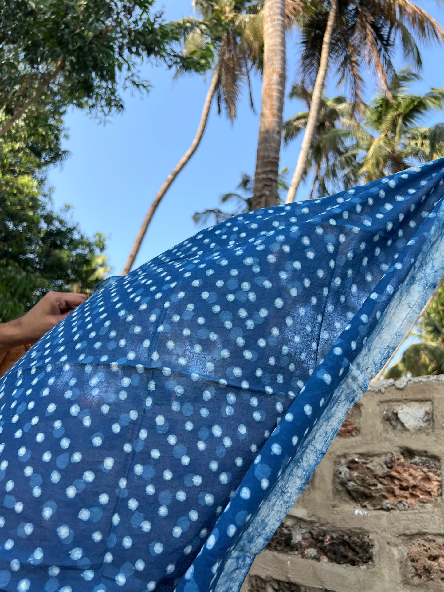 Bandana - Indigo Spangled