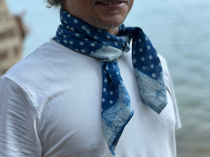 Bandana - Indigo Spangled