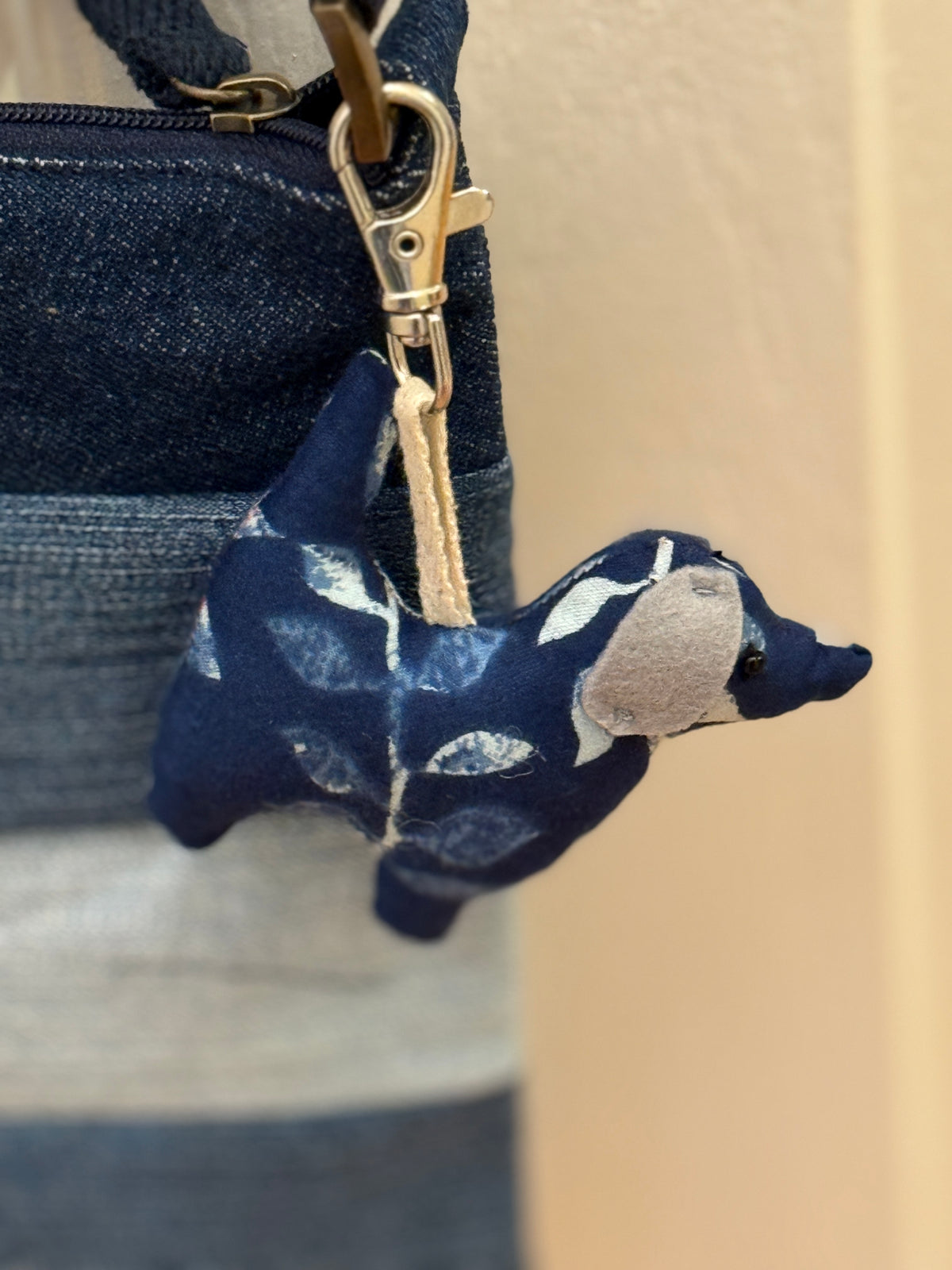 Upcycled Denim Crossbody Bag