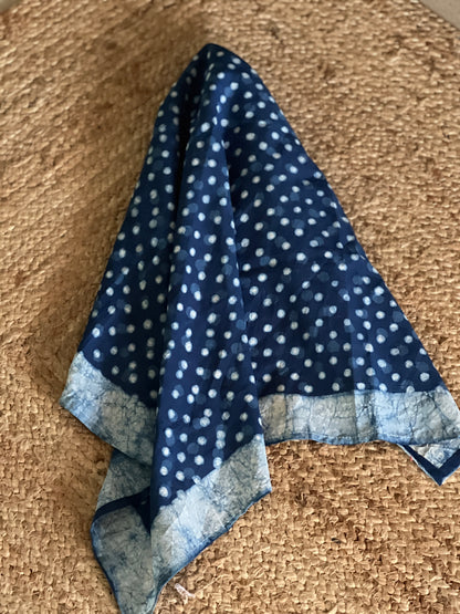 Bandana - Indigo Spangled