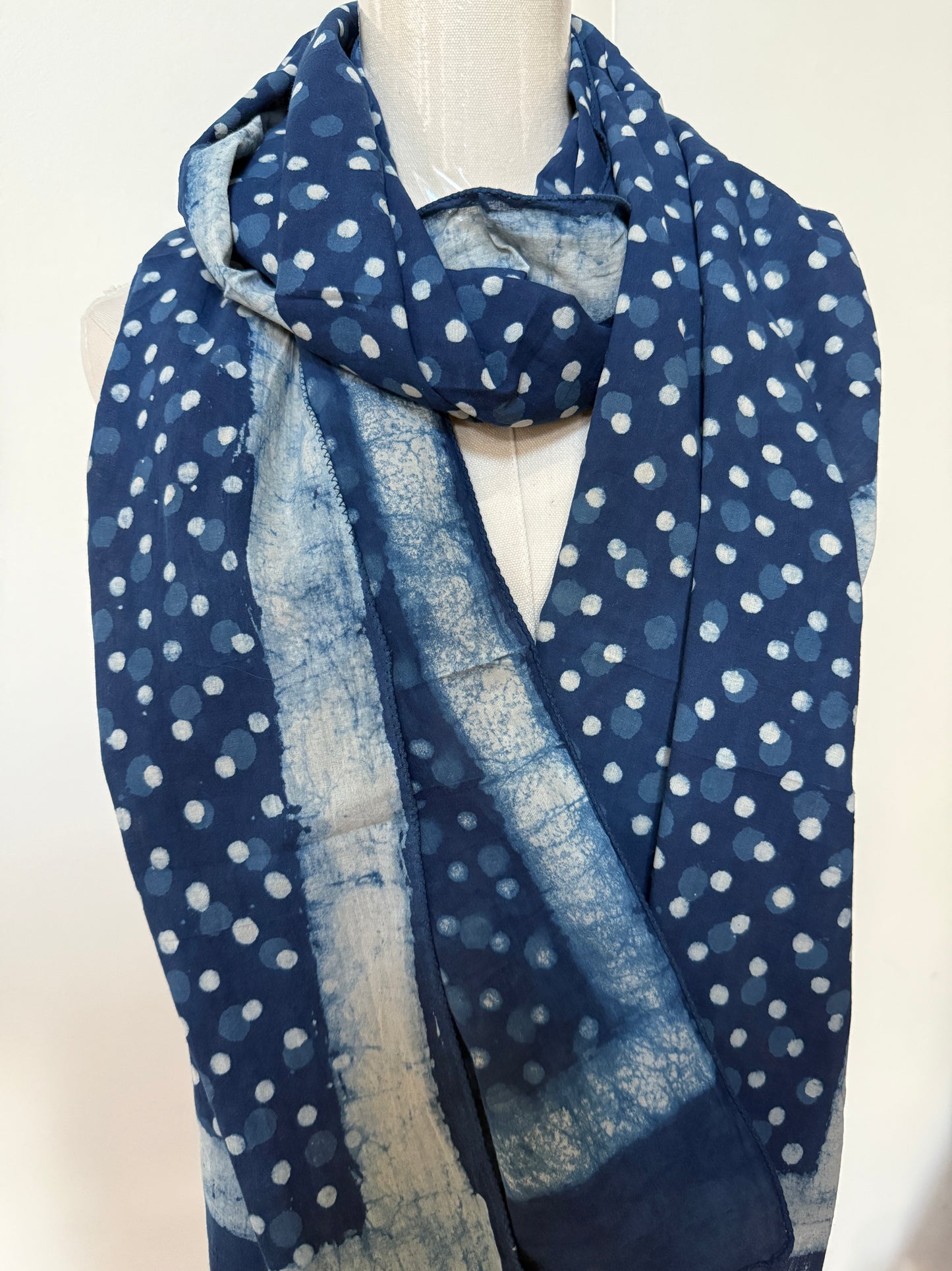 Indigo Scarf - Spot & Dot