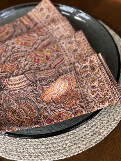 Table Napkins -Rose Smoke (Set of 4)