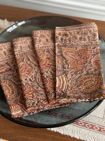 Table Napkins -Rose Smoke (Set of 4)