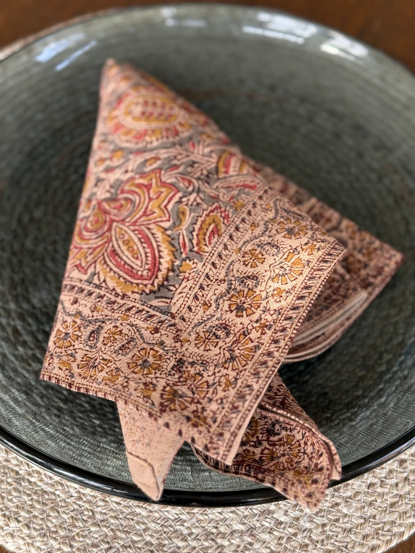 Table Napkins -Rose Smoke (Set of 4)
