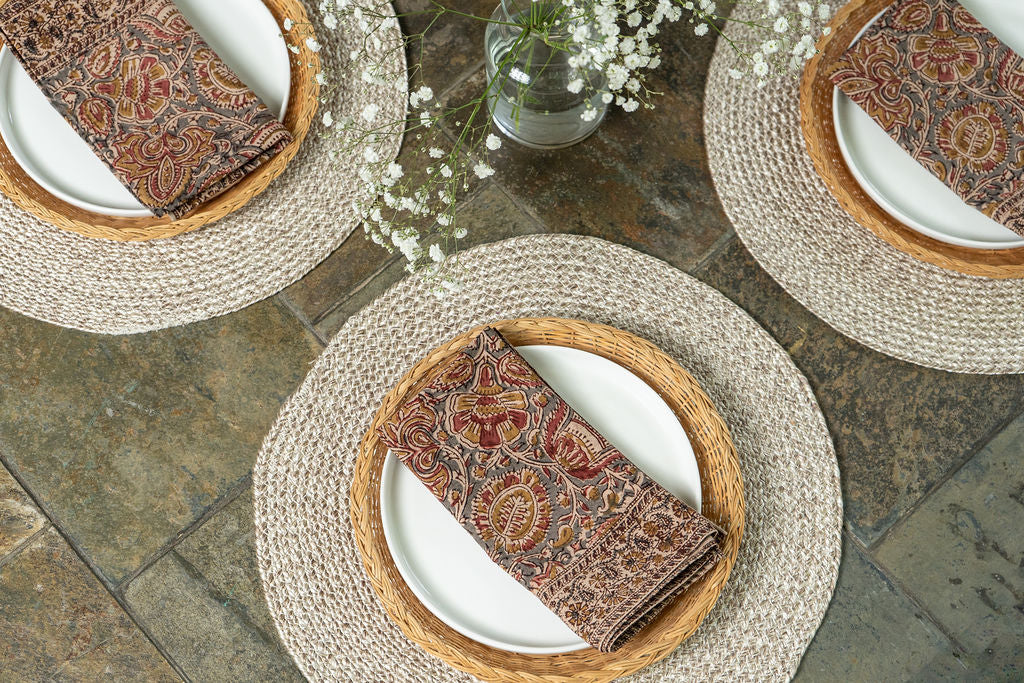 Table Napkins -Rose Smoke (Set of 4)