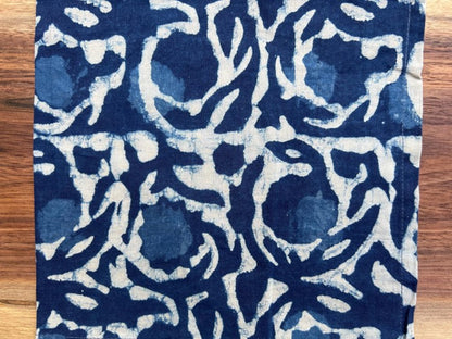 Cotton Table Napkins - Assorted Indigo -Aria (Set of 4)