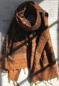 Kalamkari Hibiscus Blossom Stole